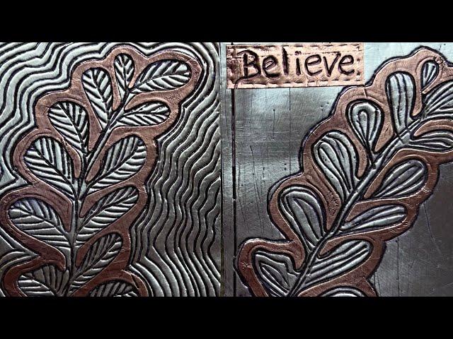 TUTORIAL 24  why make ATC?  Copper &  metal tape art