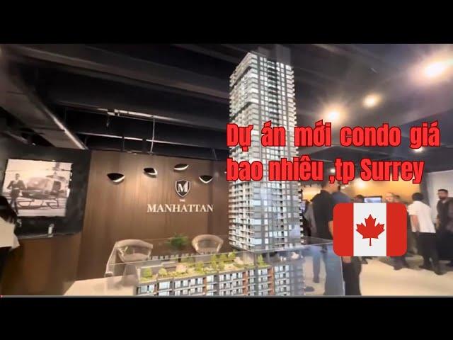 Condo dự án ở Surrey 3 phòng ngủ, giá bao nhiêu ?