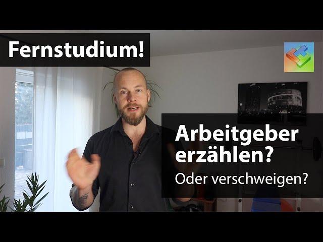 Berufsbegleitendes Fernstudium & Arbeitgeber: Wie unter einen Hut bringen?