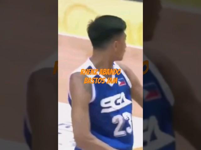 RHENZ ABANDO BASTOS JAM SABAY FLEX PA NG MUSCLES #viralvideo #jonescup#basketball #sga #shorts