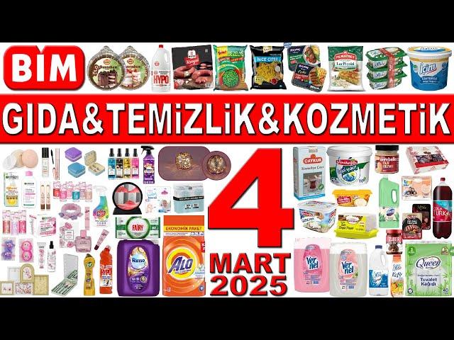 BİM KOZMETİK GIDA VE TEMİZLİK ÜRÜNLERİ BU SALI | BİM 4 MART 2025 KATALOĞU | BİM İNDİRİMLERİ BU HAFTA