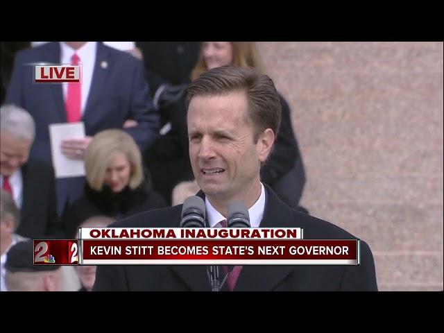 2019 inauguration - Governor J. Kevin Stitt