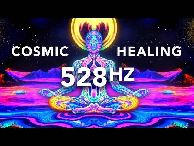 528 Hz COSMIC Energy Music, Heal While You Sleep, Trust the Universe