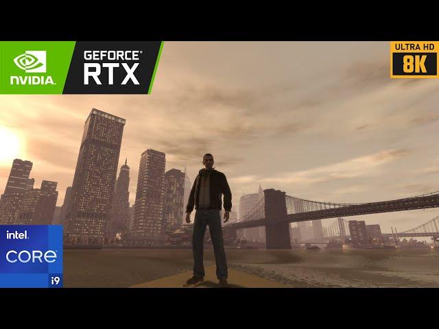 GTA IV CE Fusion Fix - 8K Ultra Settings - RTX 4090 13900KS Performance