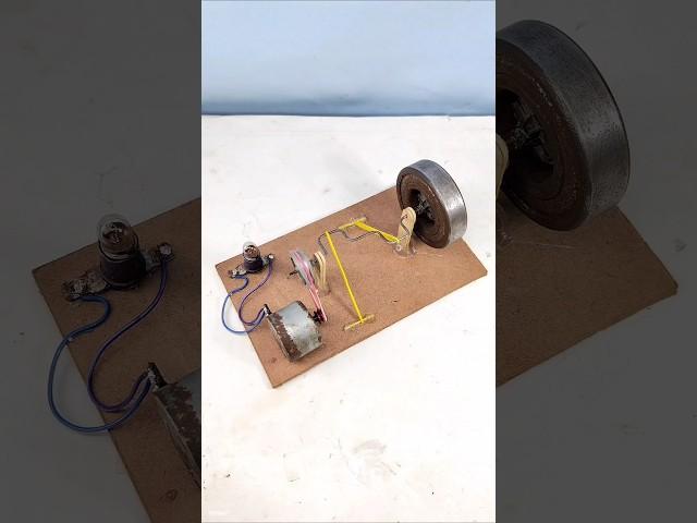 "DIY Mini Generator Using Rubber Bands – Simple Project Idea"