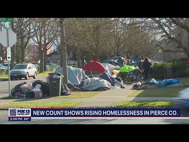 Recent count shows more than 2,100 people experiencing homelessness in Pierce County