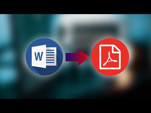 How to Convert Word File into PDF Free Without Software