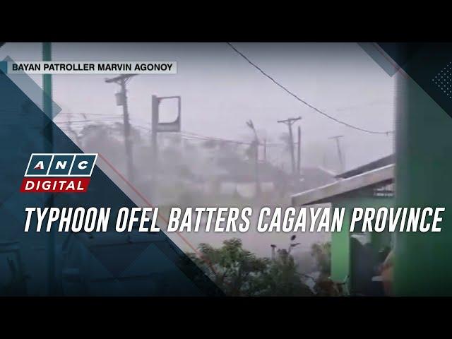 Typhoon Ofel batters Cagayan province