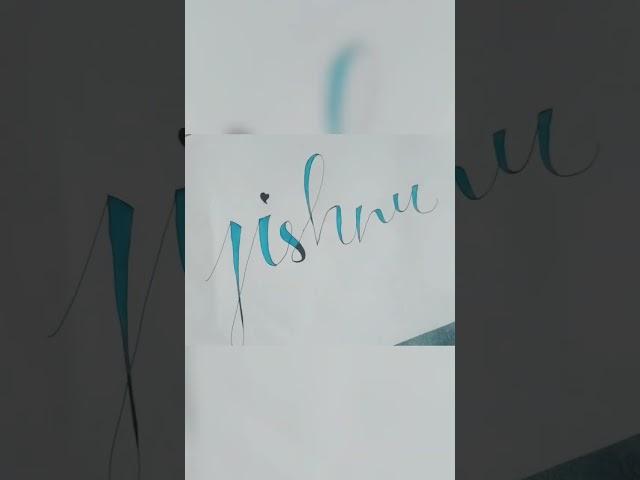 Calligraphy  of Jishnu #shorts #youtubeshorts #ytshorts #calligraphy #jishnu #requestedvideo 