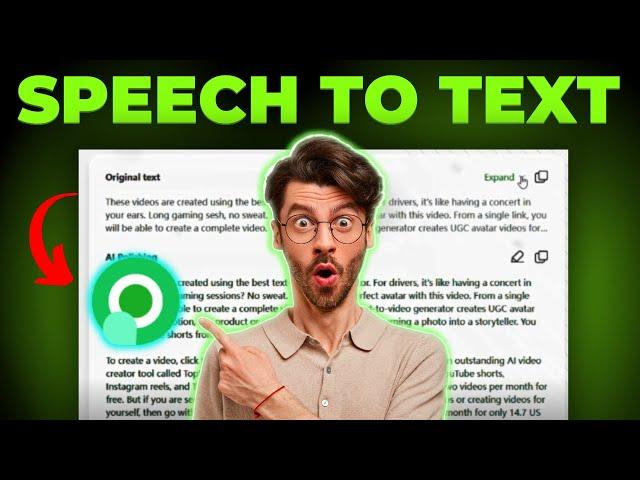 Speech To Text AI Online FREE - Audio, Video Files!