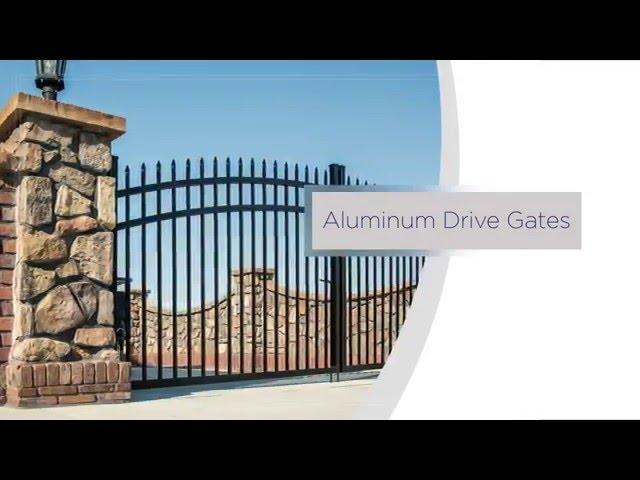 Freedom Aluminum Double Drive Gates