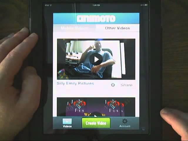 iPad App Overview:  Animoto