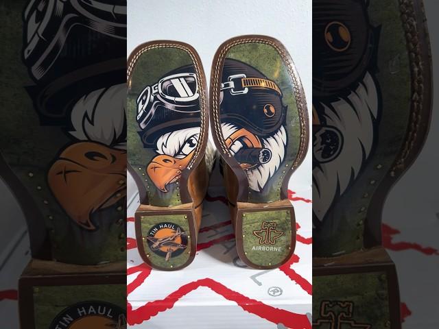 Airborne cowboy boots. #boots #cowboyboots #westernboots