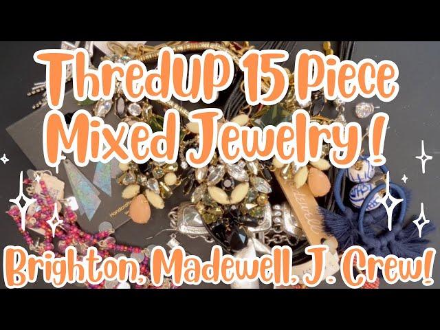 ThredUP 15 Piece Mixed Jewelry Rescue Box Unboxing! Lots Of Branded Costume Pieces!