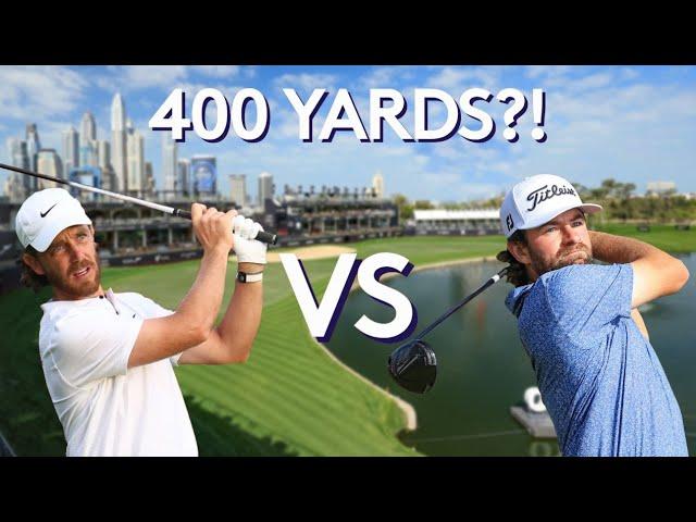 Tommy Fleetwood vs Cameron Young | Long Drive Competition