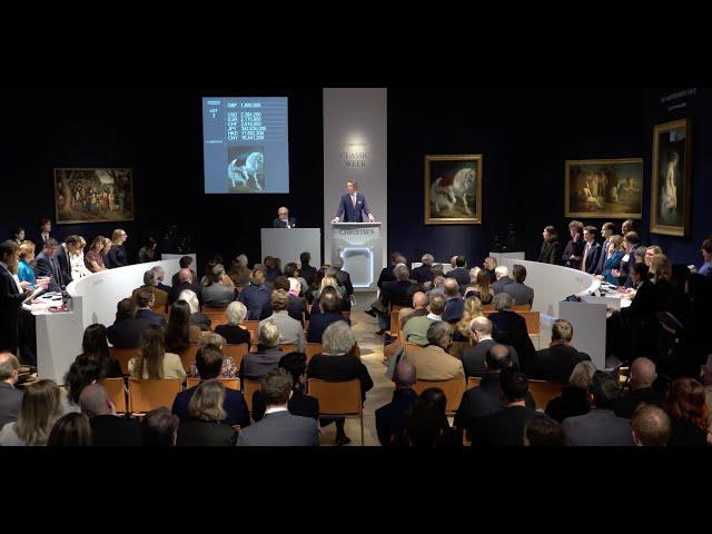 Auction Highlight: Watch the bidding for Van Dyck's An Andalusian Horse | Christie's