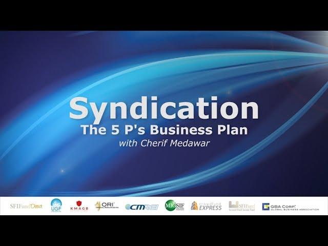 Syndication and The 5 P's Business Plan