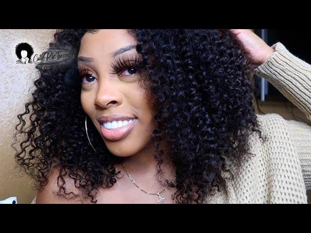 Kinky Curly Lace Front Wig | HONEST review! | CutiePieTresses | ft. Ashley Deshaun