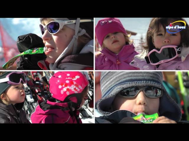 Ski enfants à l'Alpe d'Huez