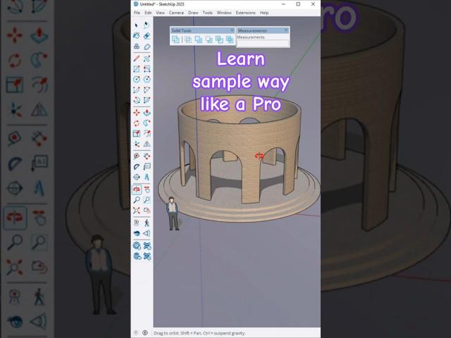 Cutting solids in SketchUp! #sketchup #short #art