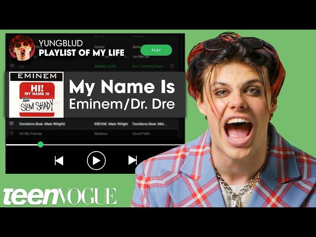 Yungblud Makes a Superfan Playlist (Feat. Eminem, Bowie & Blondie) | Teen Vogue