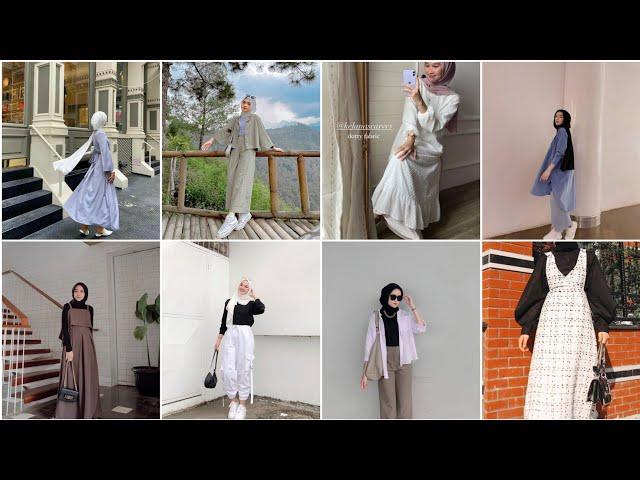 trendy hijab fashion inspiration/ hijab outfits for girls