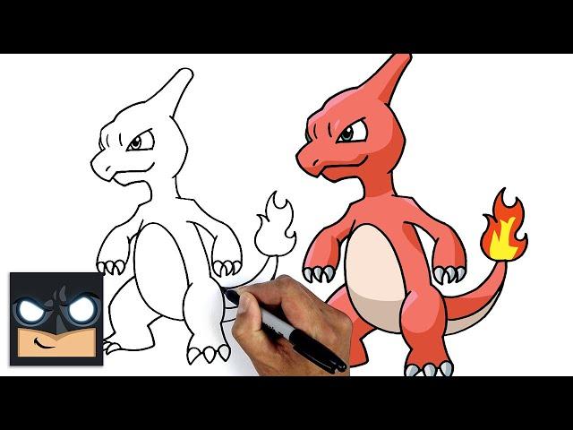 How To Draw Pokemon | Charmeleon