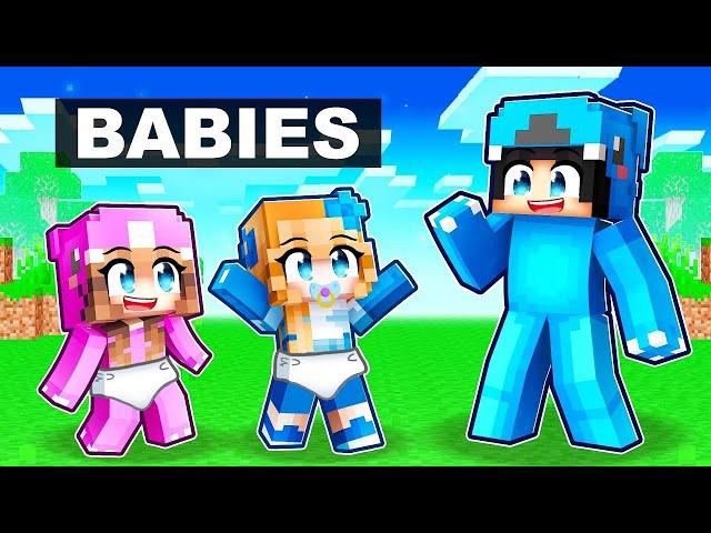 Omz Crazy Fan Girl Played Minecraft In BABY MODE!