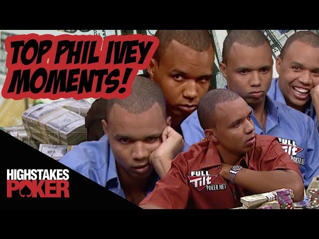 Phil Ivey High Stakes Poker Best Moments!