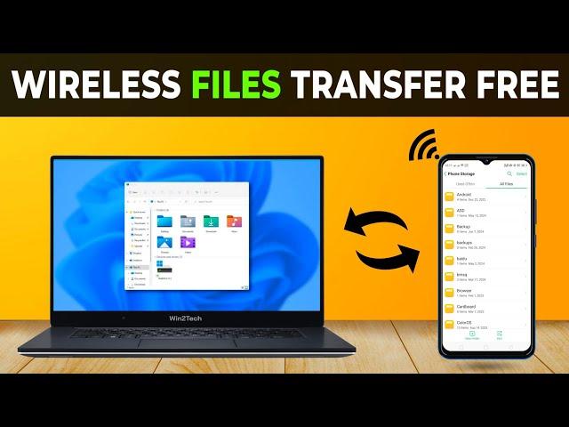 How to Transfer Files From Mobile To Laptop Without Data Cable | Share Files From Mobile To Laptop