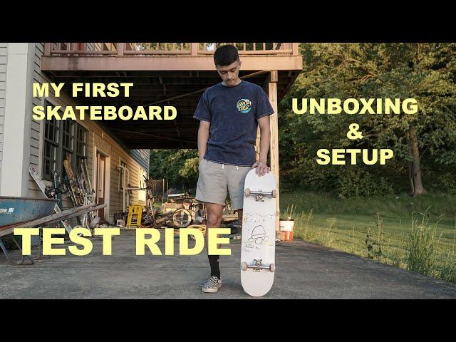 My First Skateboard | Unboxing, Setup, and Test Ride