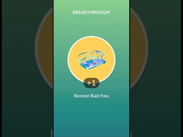 How To Get A FREE Remote Raid Pass! #shorts #pokemon #pokemongo