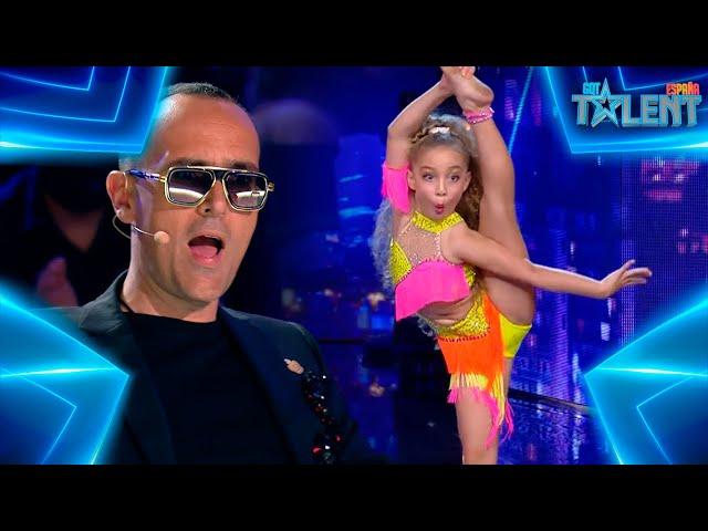 Little JLO DANCE to get YES by Risto Mejide | Auditions 9 | Spain's Got Talent 7 (2021)