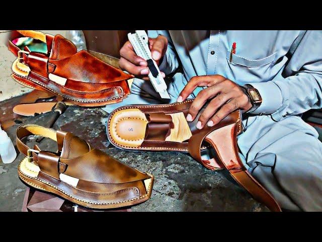 Making HANDMADE financially Affordable traditional Embossed Cordovan Leather Shoes With Simple Tools