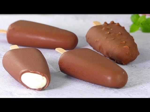 Choco bar Ice-Cream Recipe | Eggless & Without Cream | Easy Chocolate Ice Cream recipe by Tiffin Box