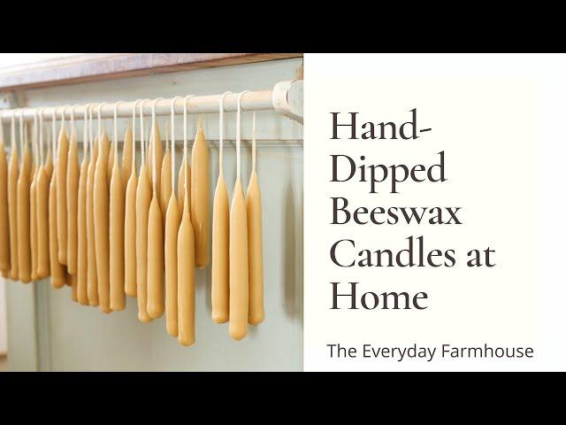 Hand Dipped Beeswax Candles