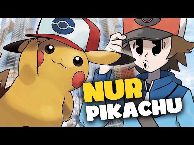 Kann ich nur mit Pikachu Pokémon Weiß durchspielen?