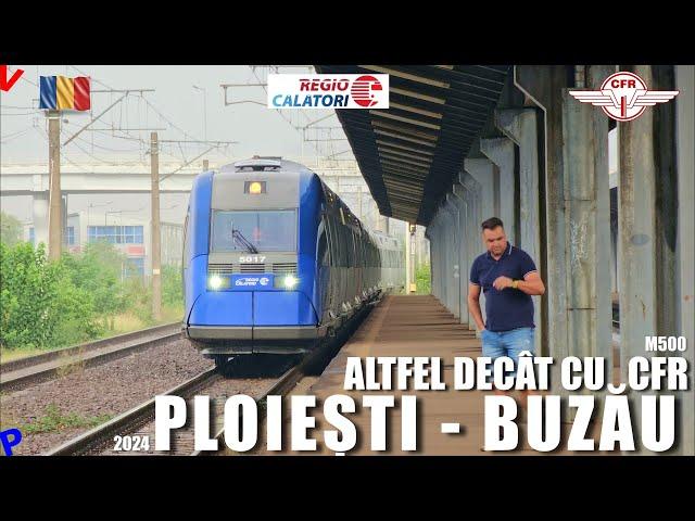 Ploiesti Vest - Buzau | Calatorie cu trenul privat Alstom al Regio Calatori spre Vrancea