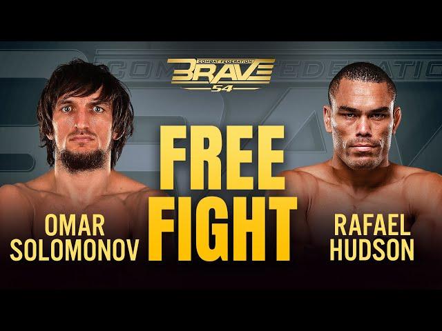 Omar Solomonov VS Rafael Hudson | FREE MMA Fight | BRAVE CF 54