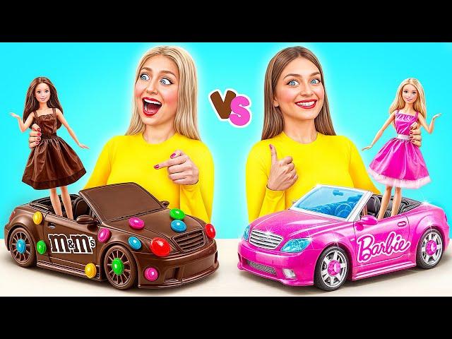 Real Food vs Chocolate Food Challenge | Amazing Kitchen Recipes by Choco DO