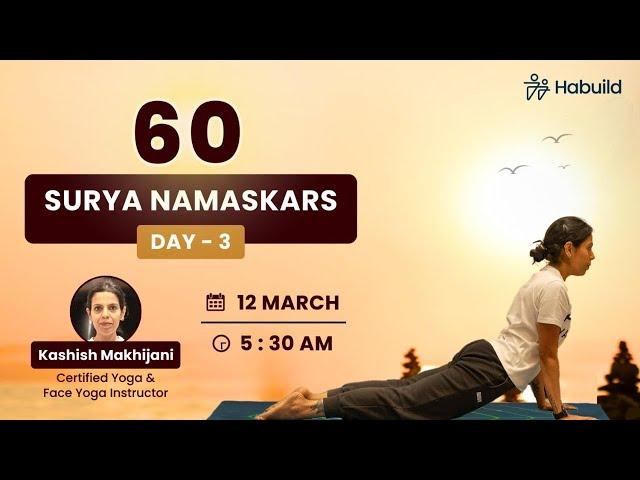 Surya Namaskar Challenge | Day 3 by Kashish Makhijani