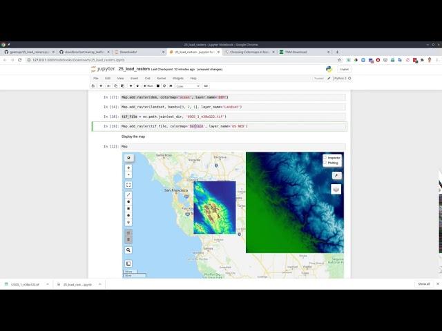 GEE Clip #25 - How to load local raster datasets with geemap?