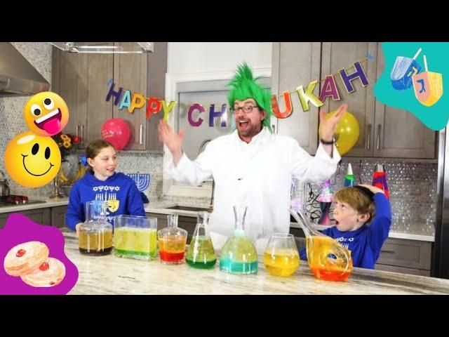 Science Experiments for kids Chanukah with Dr. Shnitzel's Wacky Science