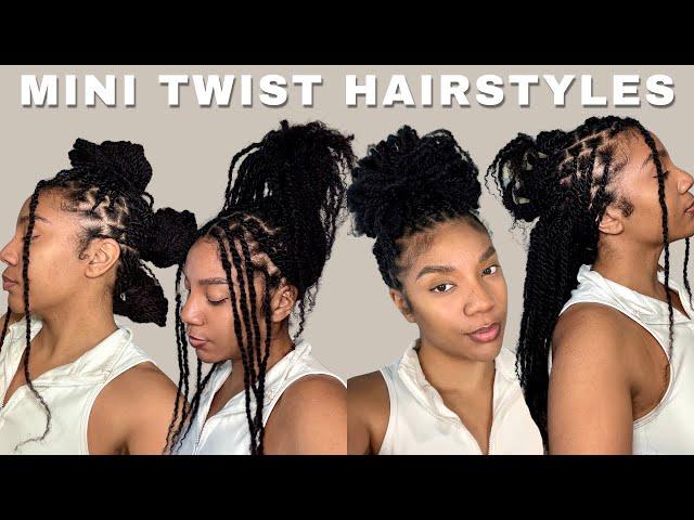 12 MINI TWIST HAIRSTYLE IDEAS - EASY