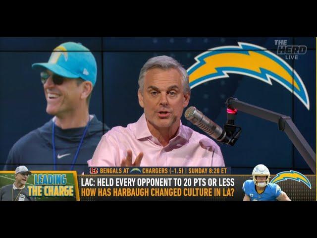 THE HERD | Colin Cowherd STUNNED, Los Angeles Charger Have Become TRUE CONTENDERS With Harbaugh