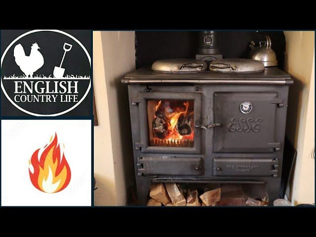 How to cook on a wood burning stove