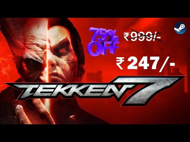 TEKKEN 7 75% off Only On Steam | Sanz | Sanz Gaming Telugu