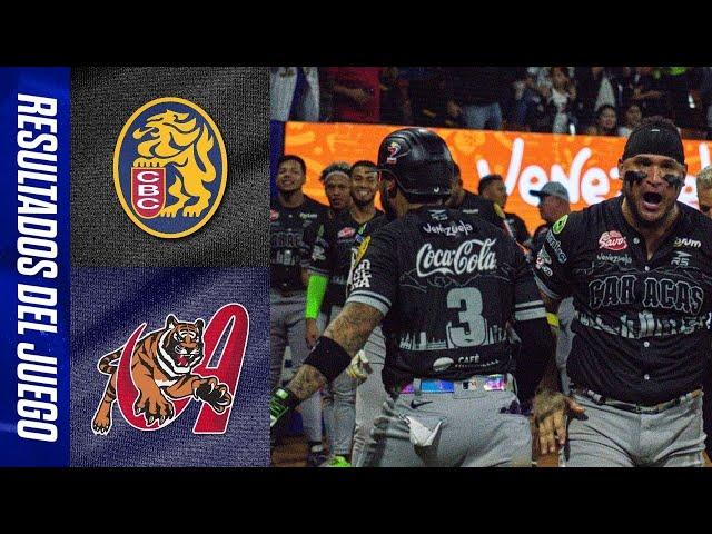 Resumen del juego Leones del Caracas vs Tigres de Aragua | 21 de noviembre 2024