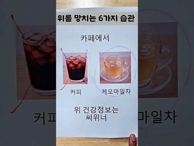 위 건강을 망치는 6가지 습관