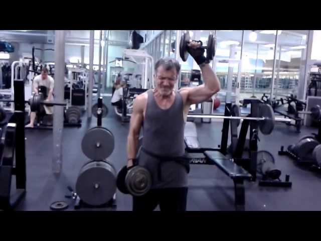 65 year old Army Paratrooper Veteran's Personal Leg & Delt Routine plus Heavy Bag excercises.